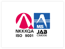 ISO 9001 マネジメントシステム登録証